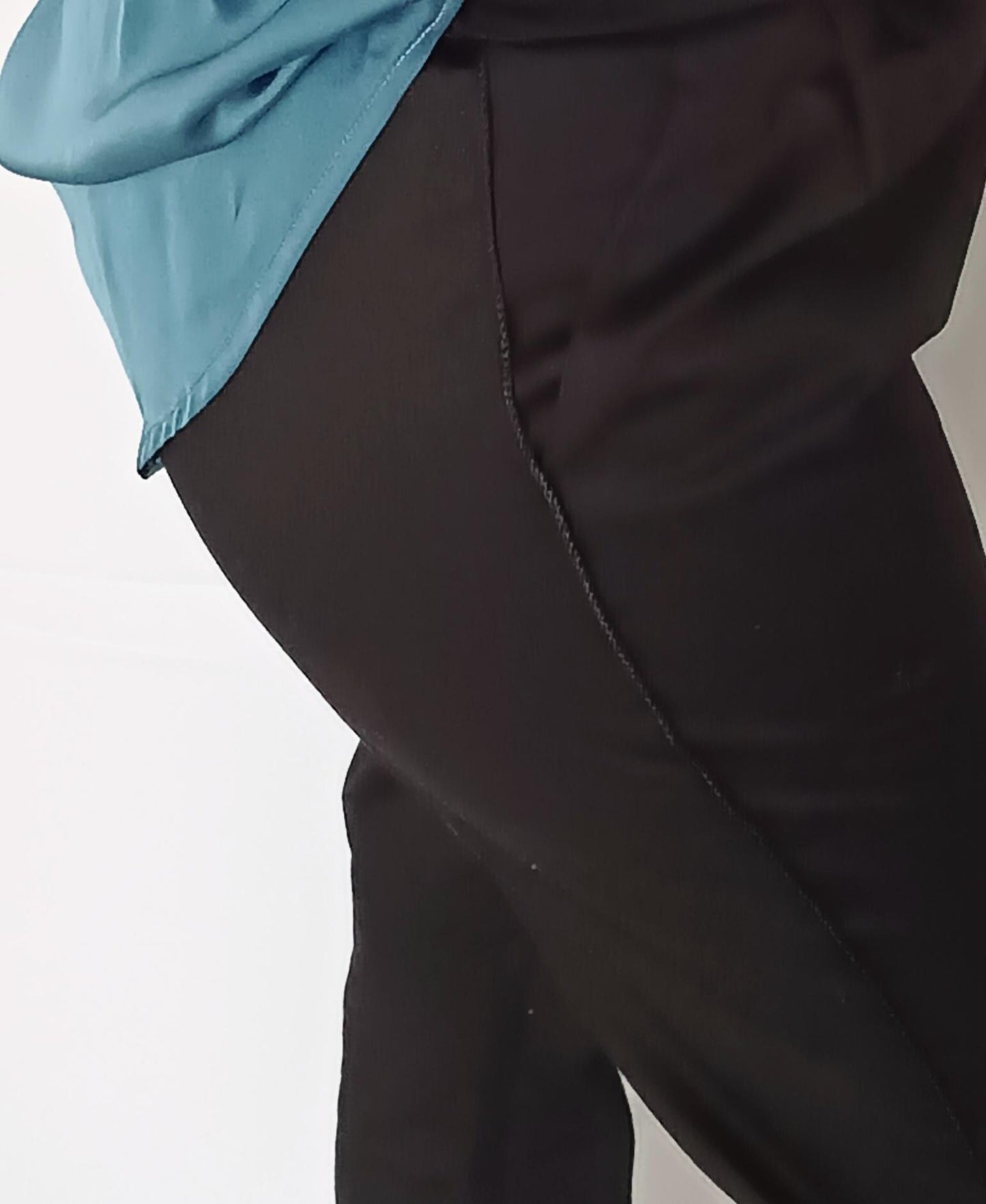 Pantalon Taille Haute Chic - Noir
