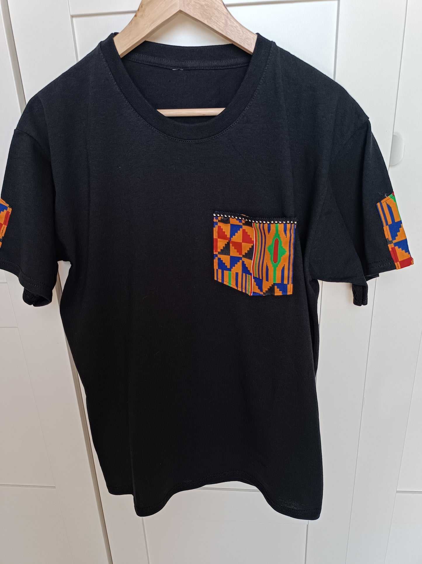 T-Shirt personnalisé original – Empiècement imprimé design, idée cadeau unique