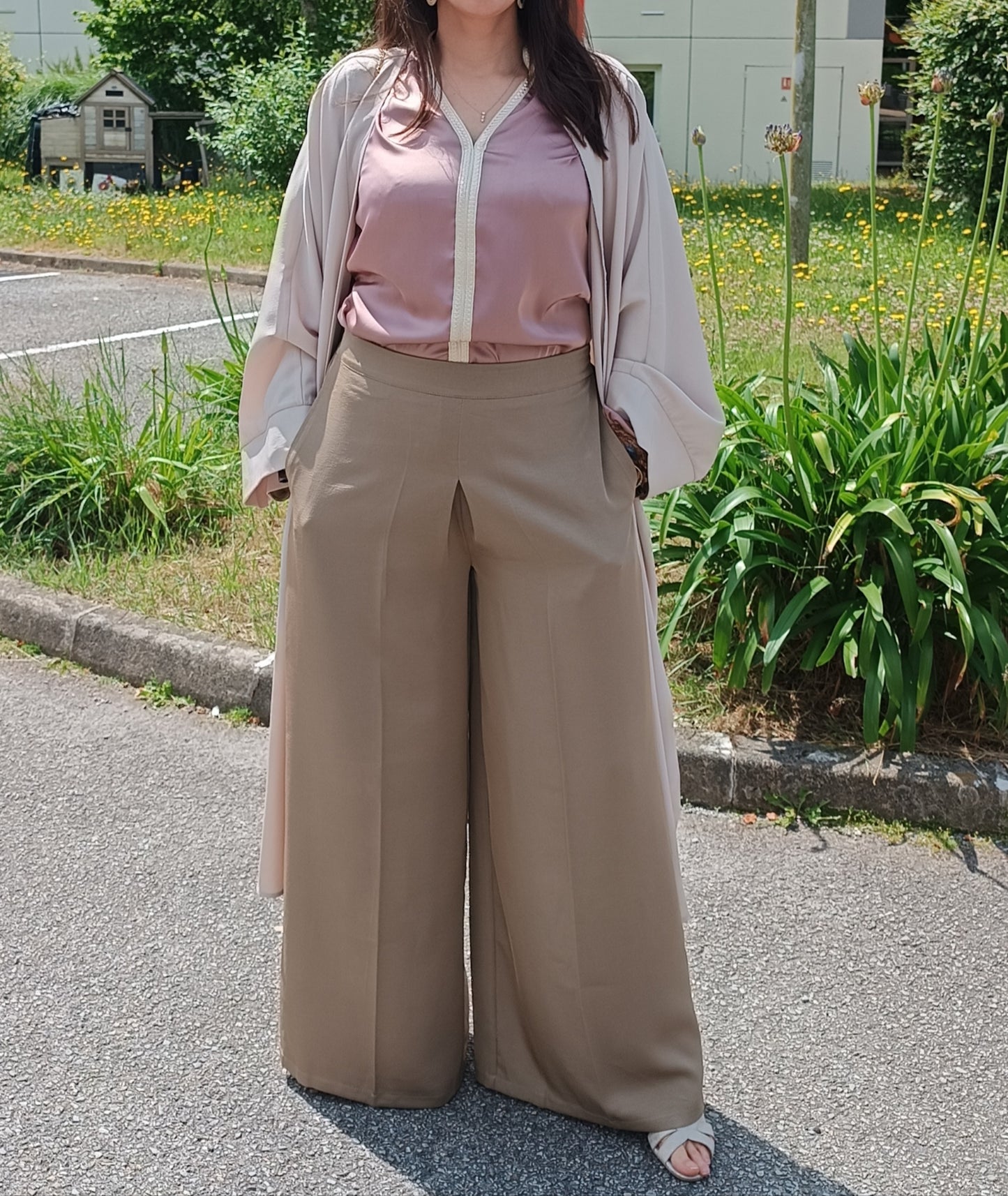 Pantalon large hyper classe