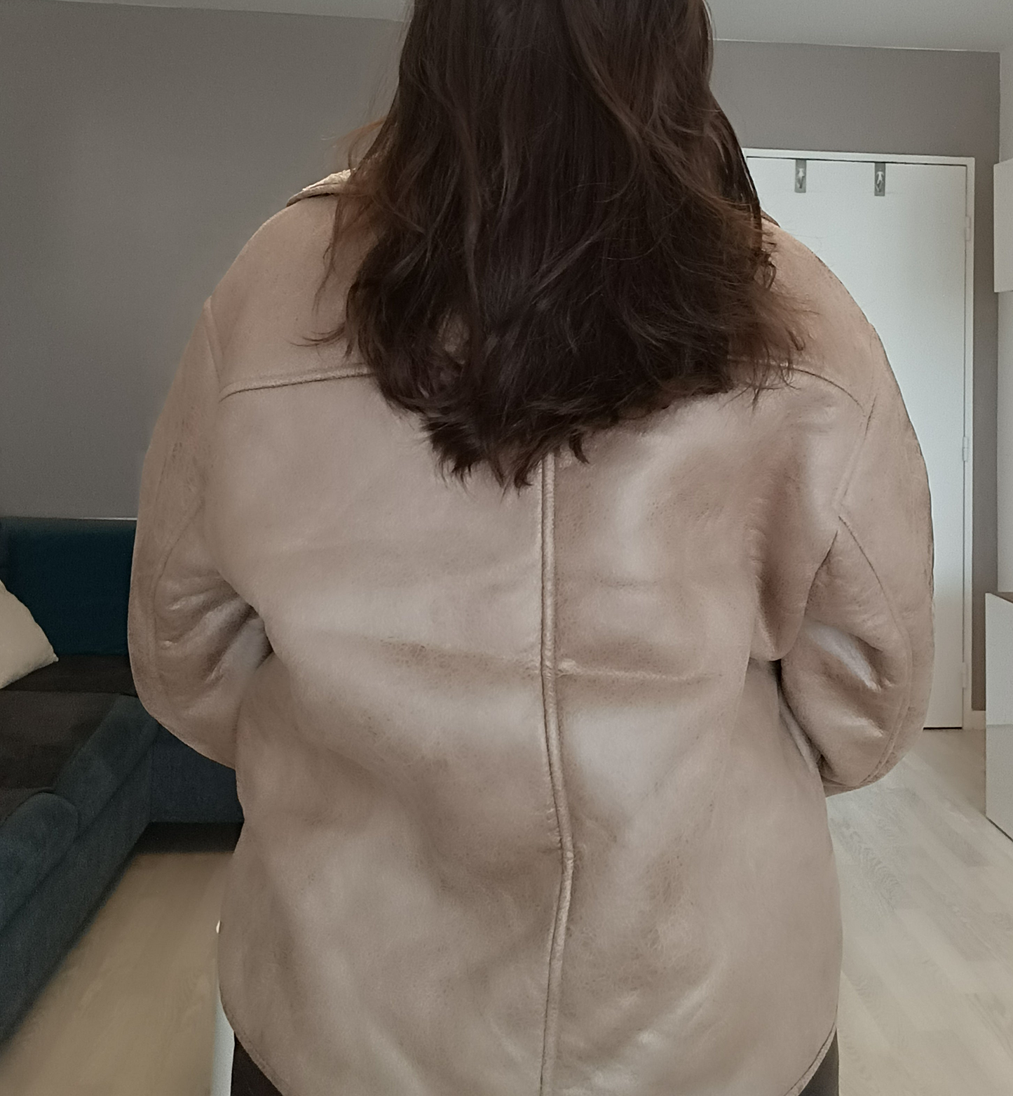 Manteau léger avec intérieur bouclette